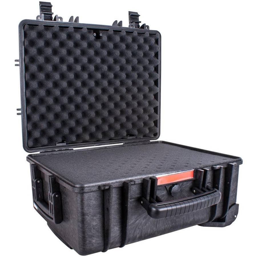Tork Craft Hard Case 530 X435 X260 Mm Od With Foam Black Water & Dust Proof 483720