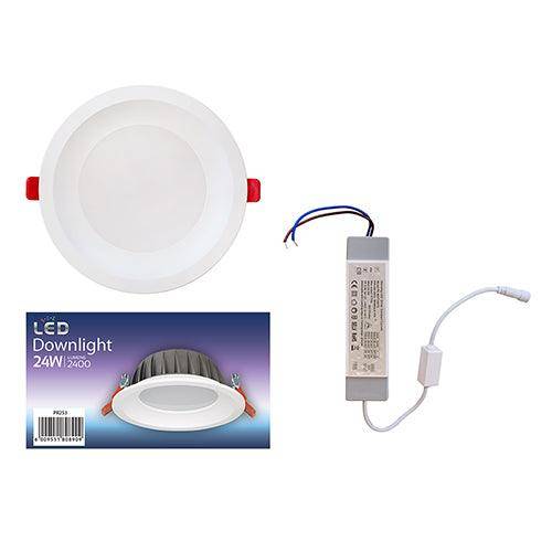 ***Downlight Ivory White Led 24w Cct & Triac Dimmable