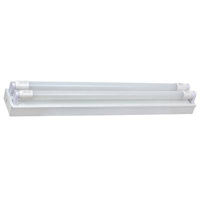 2 Ft T8 Open Channel Wired For 2x9w Led G13 4000 K