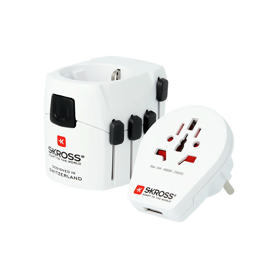 SKROSS - PRO World & USB (7A) Universal Travel Adapter