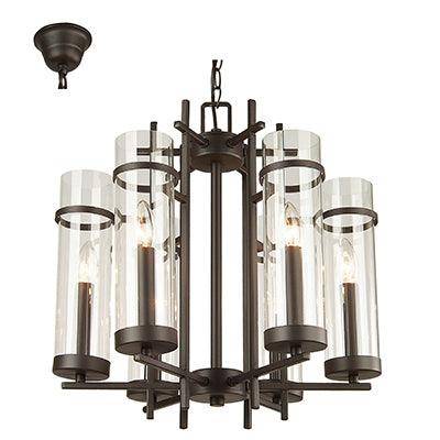 ***Alberto Chandelier Brown E14 6x40w