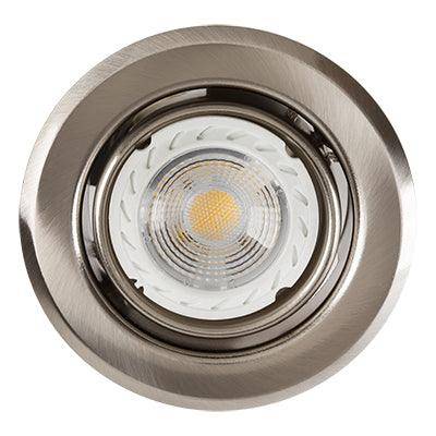 ***D/Light Tilt Steel Satin Chrome Gu10 50w C/O 74mm (D46 Sc)