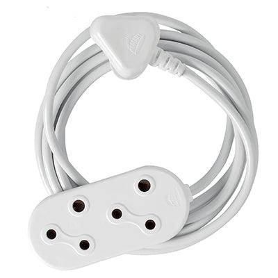 Cord Extension 3m 10 Amp Double Prepacked