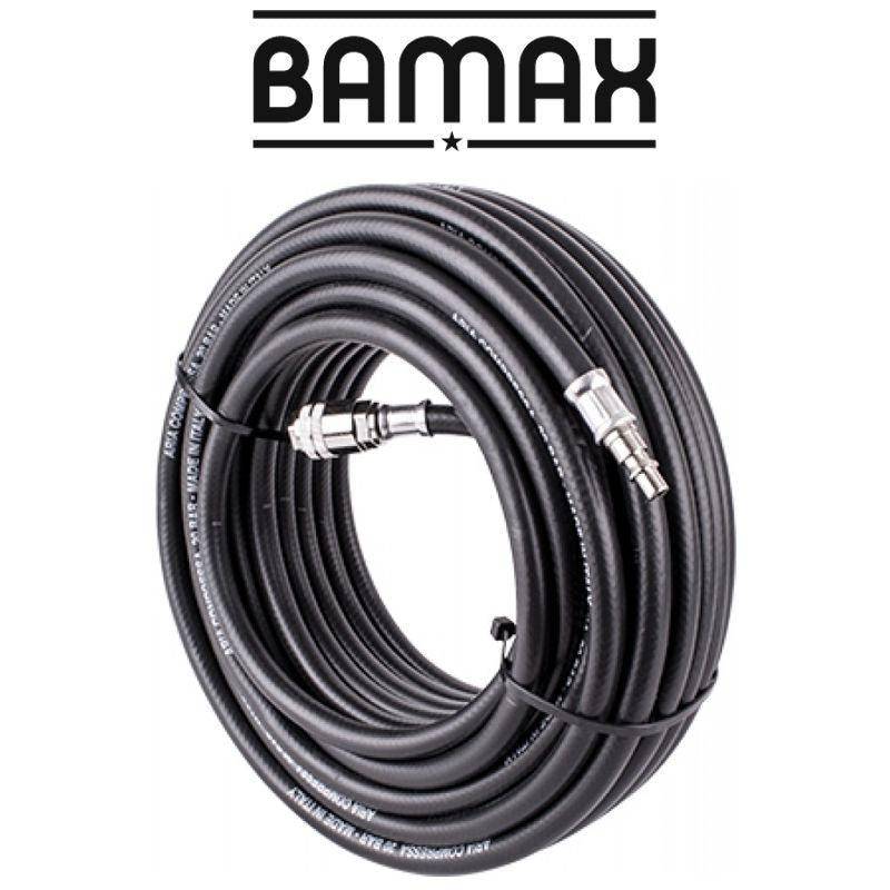Bamax Rubber Air Hose 10 Mmx20 M W.Quick Coupler