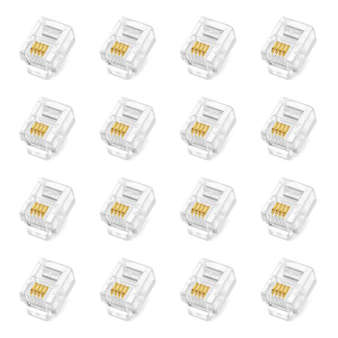 Plug Modular 6 W4 P Multi Rj11 1 K/Bag X98064