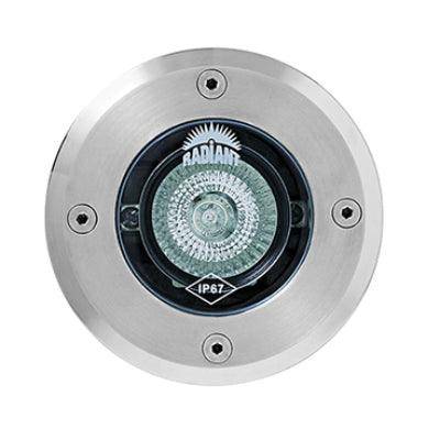 Ground Light Round Recessed Stainless Steel 1x Gu10
