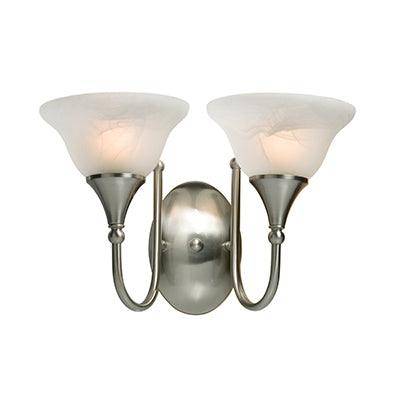Eurolux Calice Wall Light Satin Chrome E27 2x60w