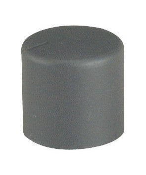 Knob Plastic Blk Splin 18x16mm 6.0 Hole S87315 A