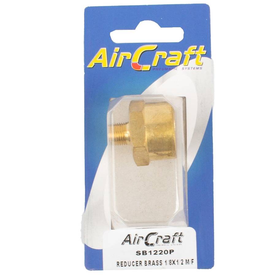 Aircraft Reducer Brass 1/8 X1/2 M/F 1 Pc Pack