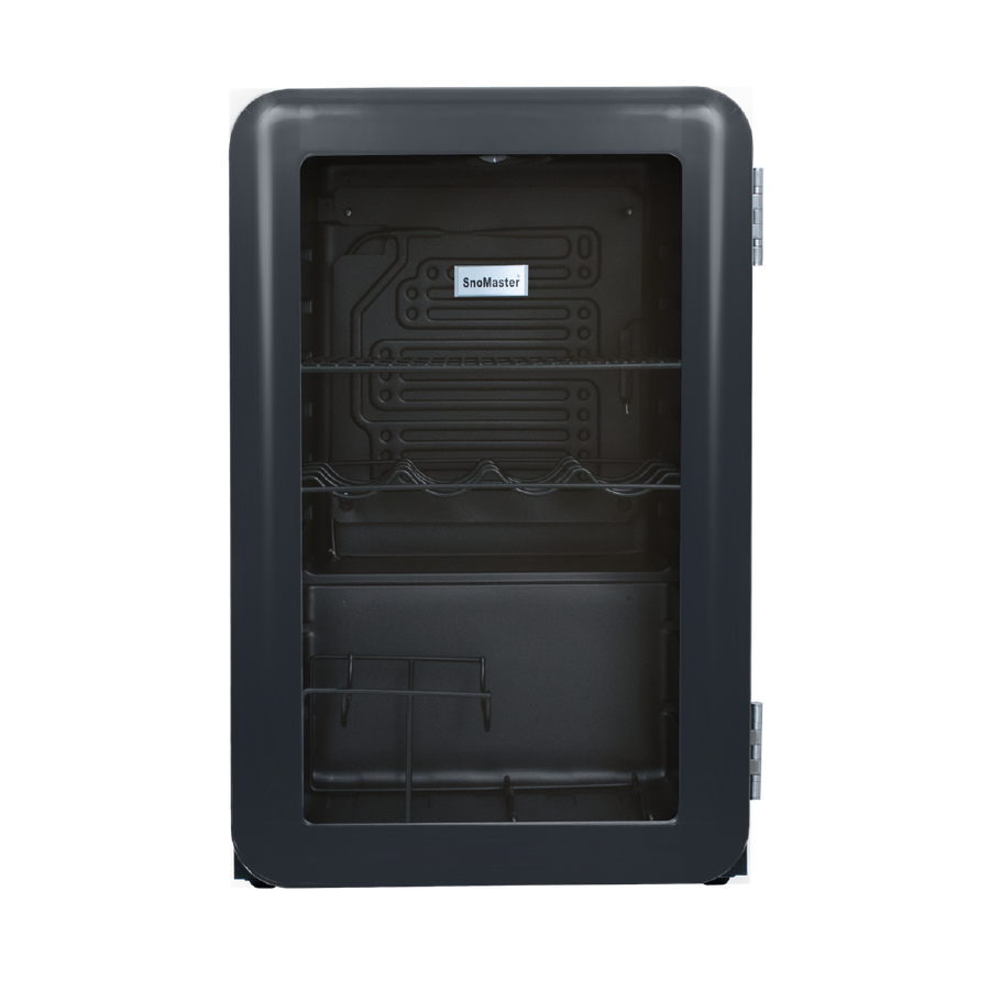 SnoMaster - 68L Counter-Top Retro Beverage Cooler - Black (SC-70R)
