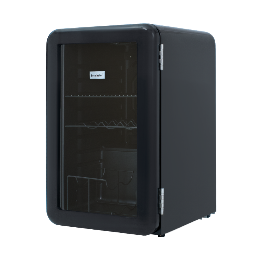 SnoMaster - 68L Counter-Top Retro Beverage Cooler - Black (SC-70R)