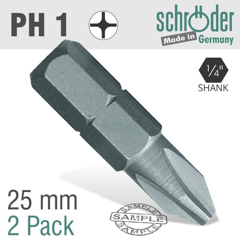 Schroder Phil.No.1 X25 Mm Classic Bit 2 Cd
