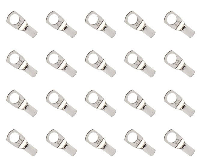 Terminal Un Ins Solid Ring Lug W=4mm2 R=8mm 500/Bag Sc4 8