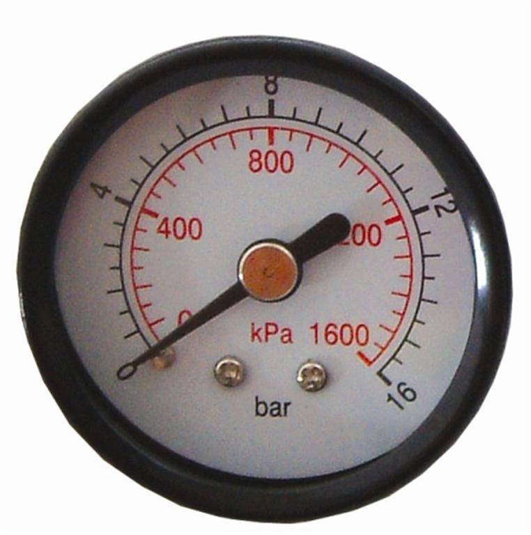 Aircraft Press. Gauge 50 Mm 1/8' Rear Fit 0 16 Bar 0 1600 Kpa