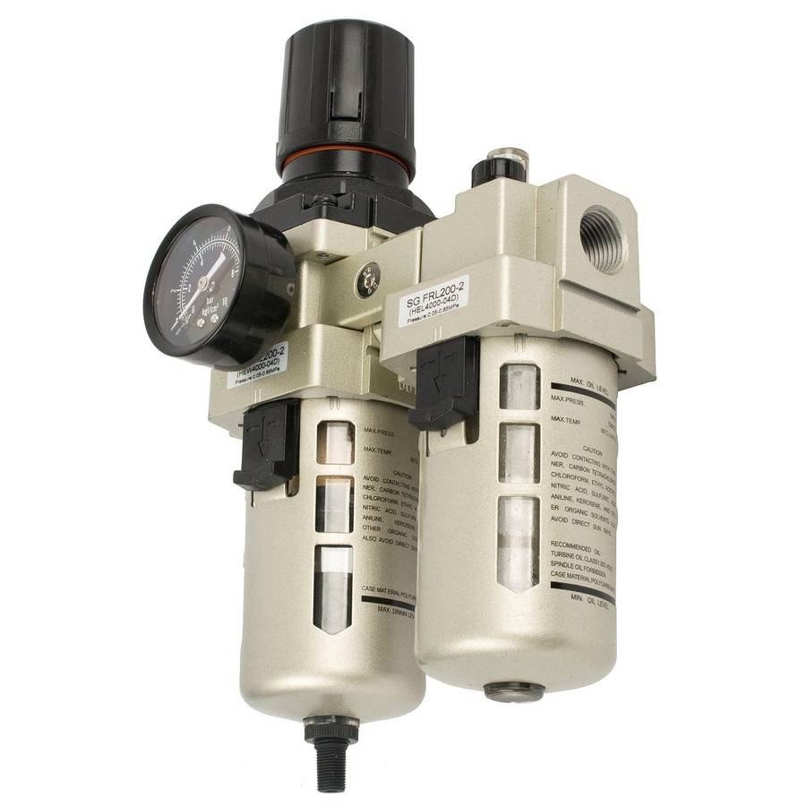 Aircraft Filter / Regulator / Lubricator 1/2' With Auto Drain (Hec4010 04 D)
