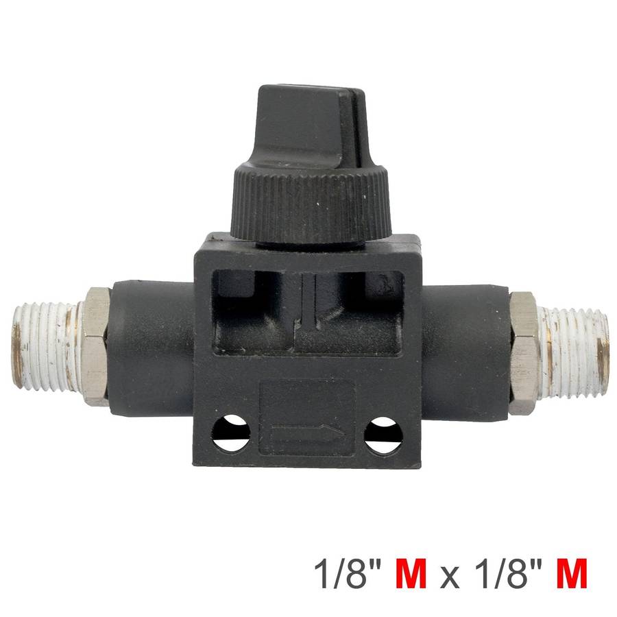 Aircraft Pu Hose Fitting Valve 1/8'm X 1/8'm