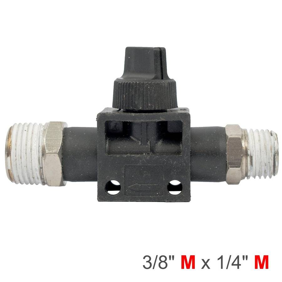 Aircraft Pu Hose Fitting Valve 3/8'm X 1/4'm