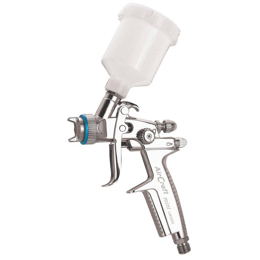Aircraft Spray Gun Mini Type 0.8 Mm W/Plastic Cup 125 Cc Touch Up