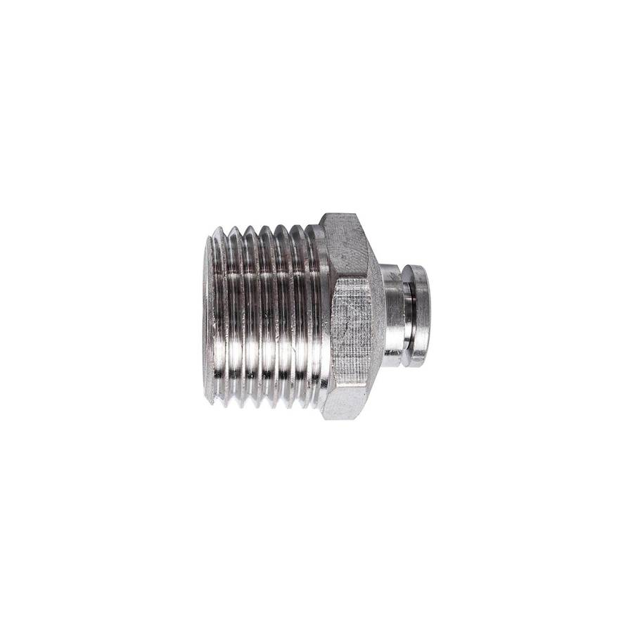 Aircraft Metal Pu Fitting Straight 6 Mm X 1/2' M