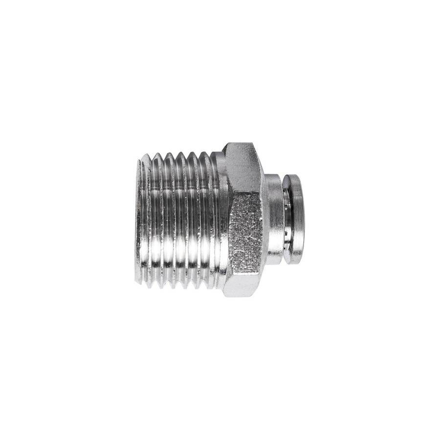 Aircraft Metal Pu Fitting Straight 8 Mm X 1/2' M