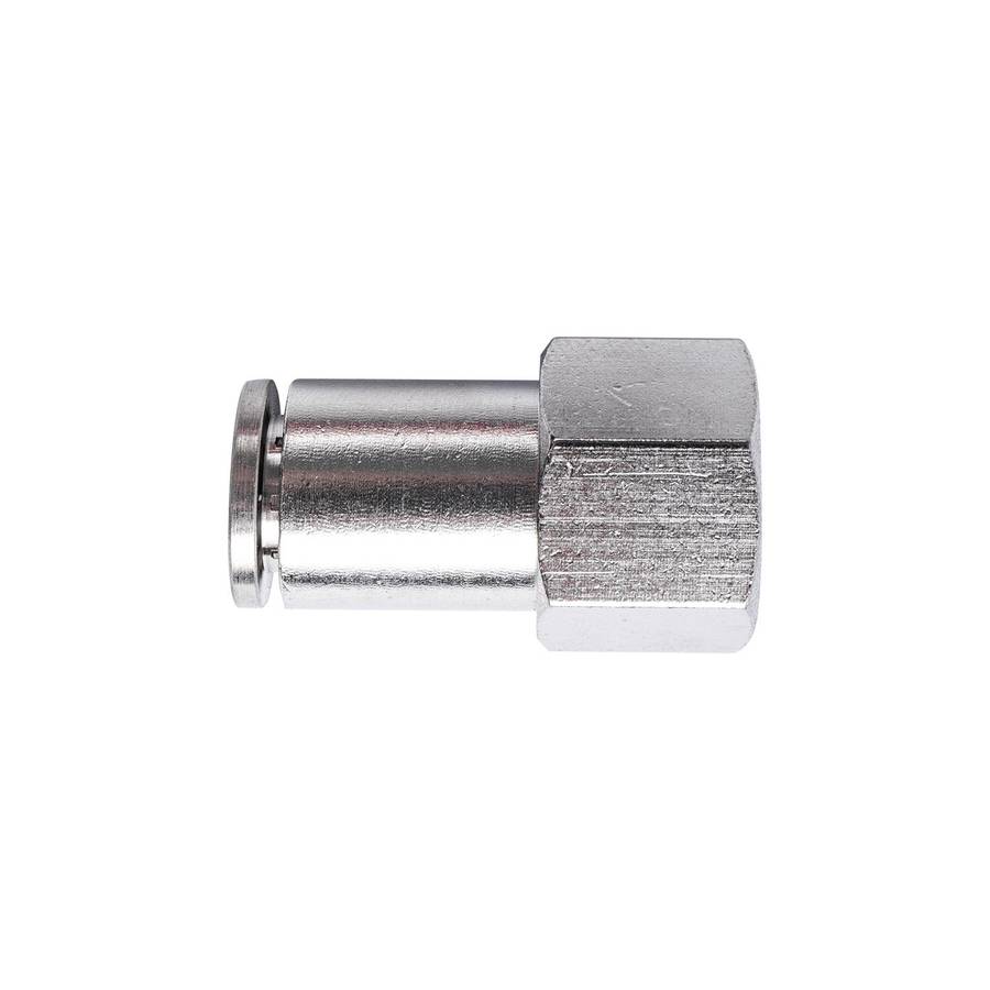 Aircraft Metal Pu Fitting Straight 6 Mm 1/4' F