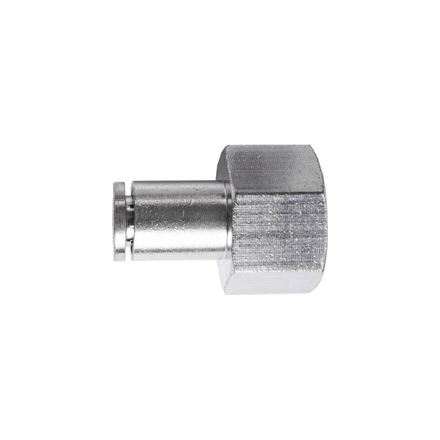 Aircraft Metal Pu Fitting Straight 6 Mm 3/8' F