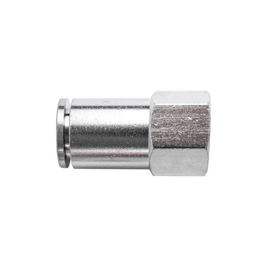 Aircraft Metal Pu Fitting Straight 10 Mm 1/4' F