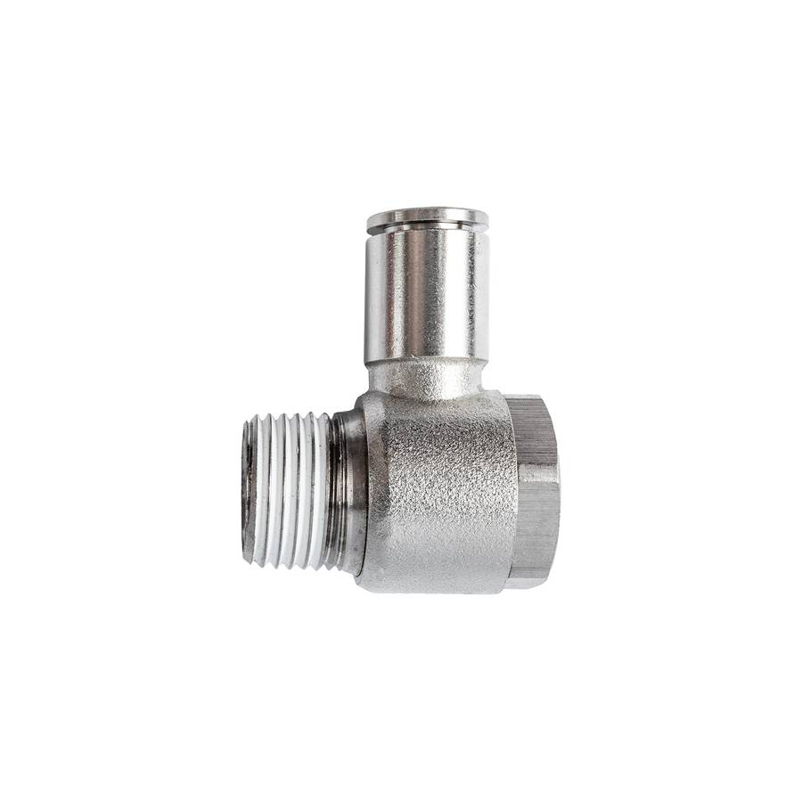 Aircraft Metal Swiv. Elbow 10 Mm X 1/2' M