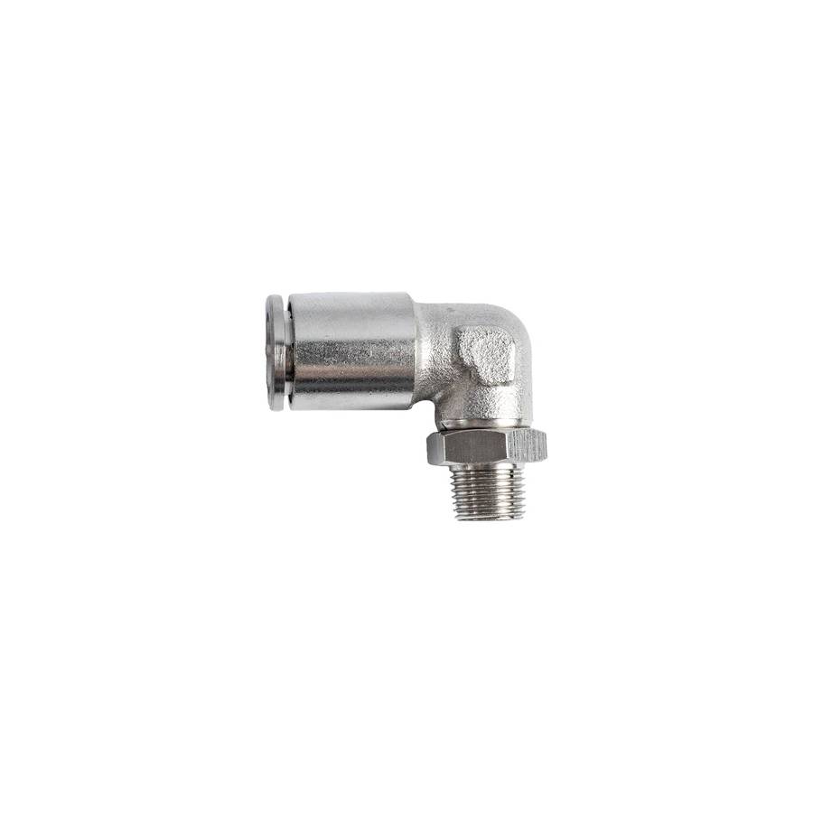 Aircraft Metal Pu Fitting Elbow 10 Mm 1/8' M