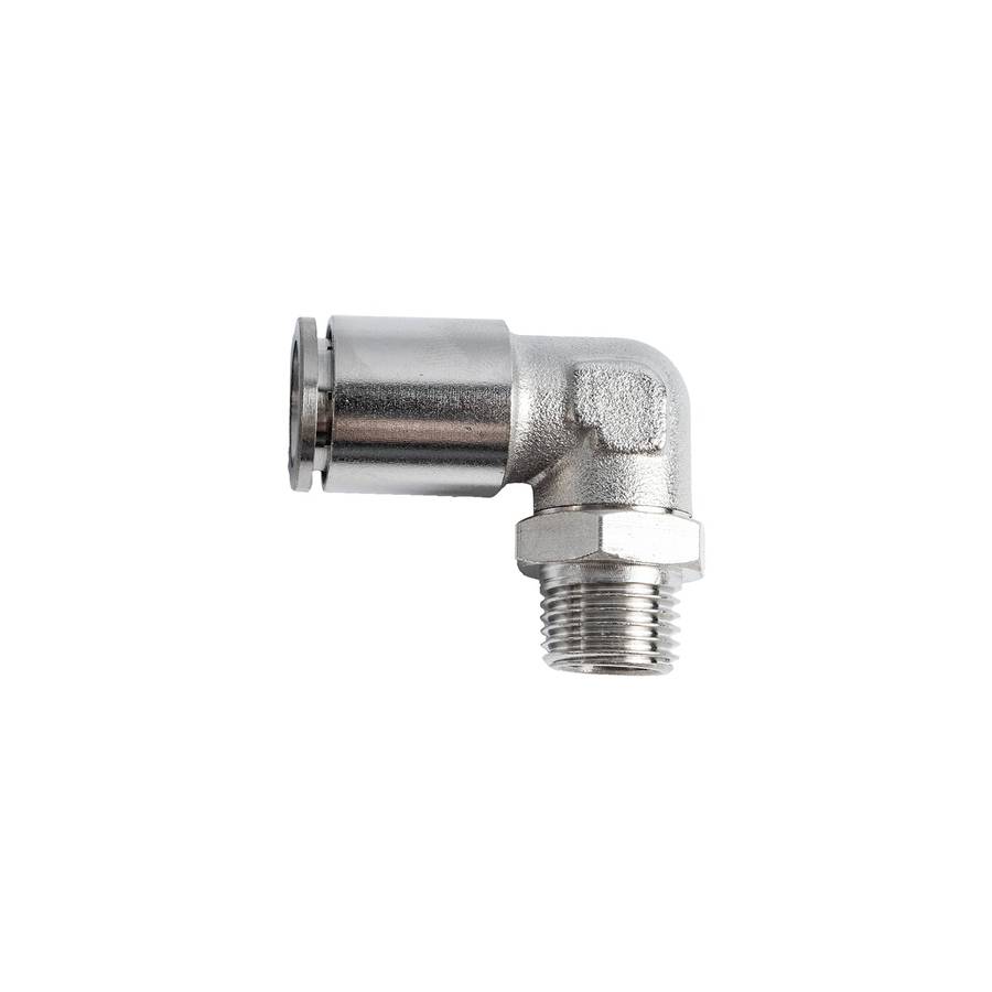 Aircraft Metal Pu Fitting Elbow 12 Mm 1/4' M