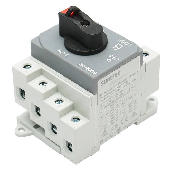 Isolator Switch D4 S 32 A 1000 V Dc Din Rail Dc Siso 32 P4 B Dc 32