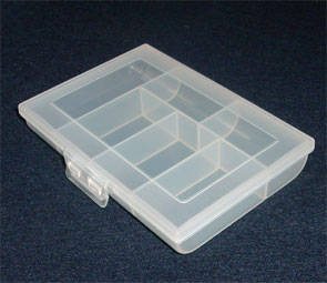 Encl Plastic 06 Compartment Sp77970 120x90x22mm *D*