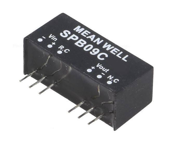 Dc Dc Converter Dip I=48 V O=24 V 375m A 9 W Spb09 C 24