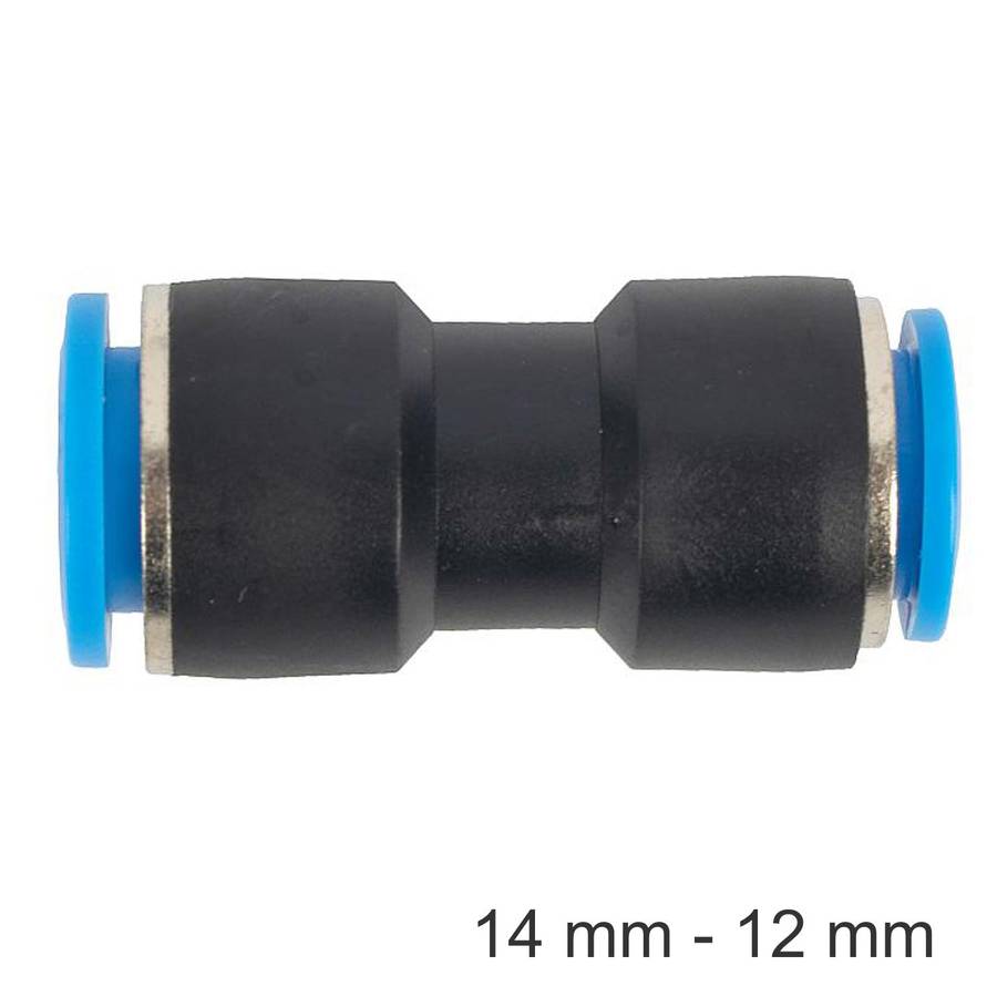 Aircraft Pu Hose Fitting Reducer 14 Mm 12 Mm