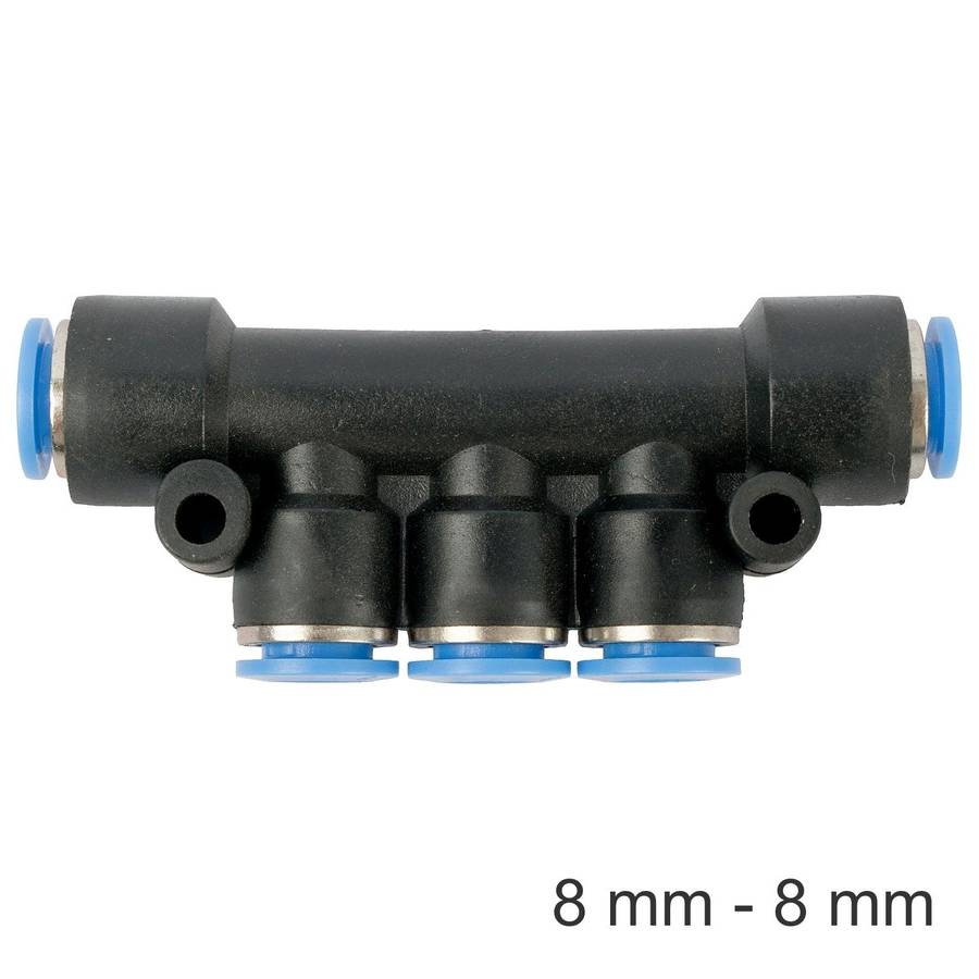 Aircraft Pu Hose Fitting Manifold 8 Mm 8 Mm