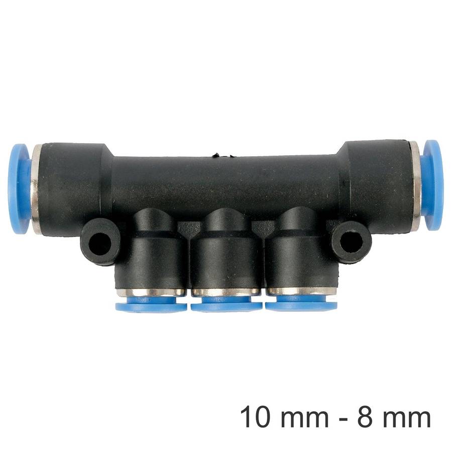 Aircraft Pu Hose Fitting Manifold 10 Mm 8 Mm