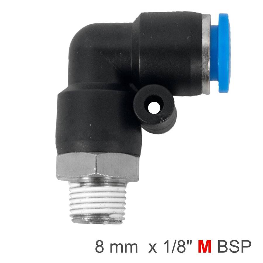 Aircraft Elbow 8 Mm 1/8 M Pu Hose Fitting
