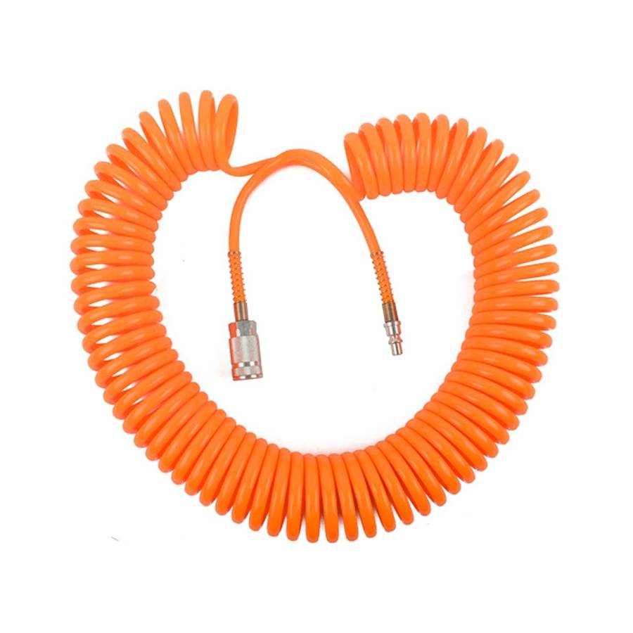 Aircraft Spiral Hose 15 Mx8 Mm W/Aro Quick Coupler