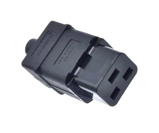 C19 Iec320 Socket In Line Re Wireable Bulky Ss 809