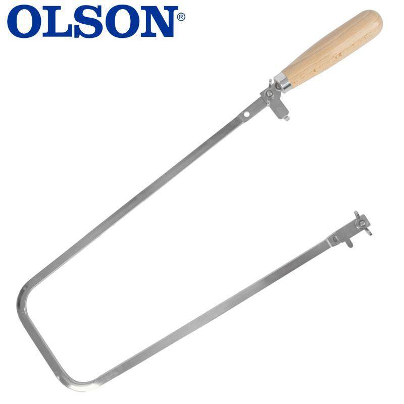 Olson Scroll / Fret Saw Frame 250 Mm Deep 5' Plain End Blade