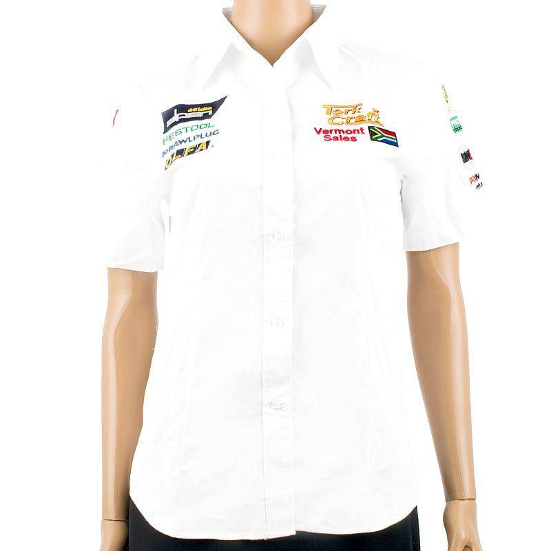 Tork Craft Ladies Blouse White 3/4 X Large