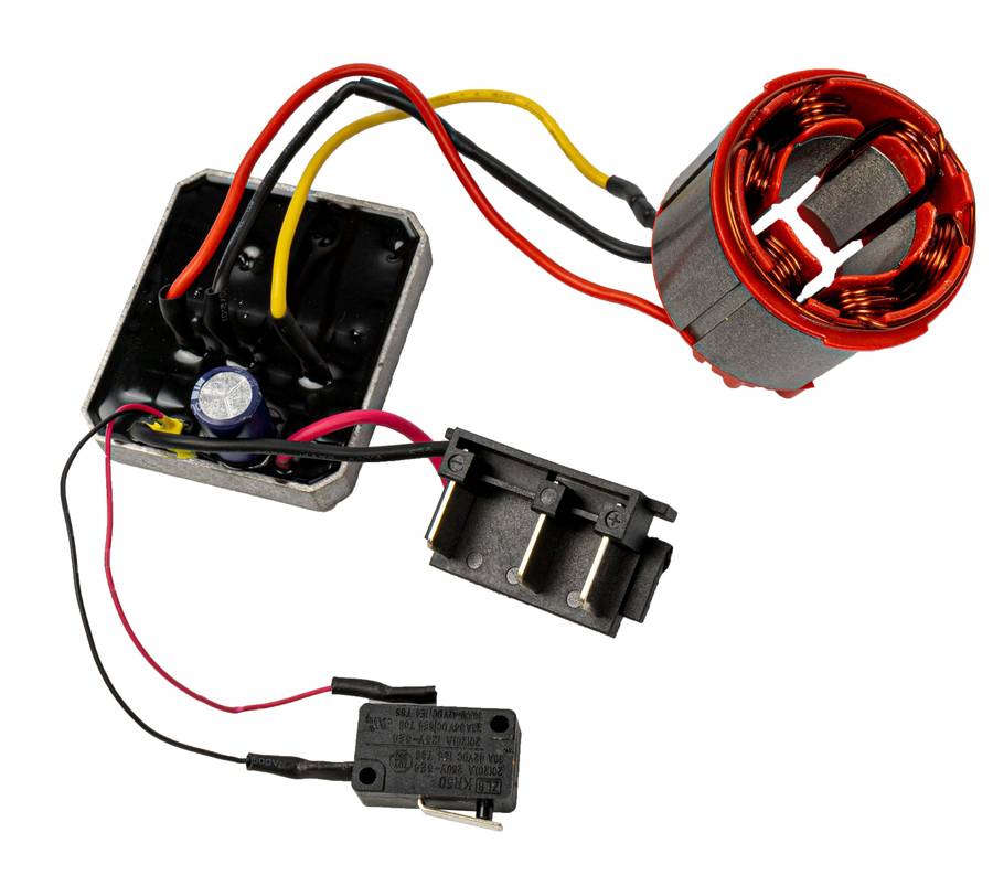 Tork Craft A/Grinder 20 V Repl. Micro Switch & Commutator (6/7/11/12) S/Kit