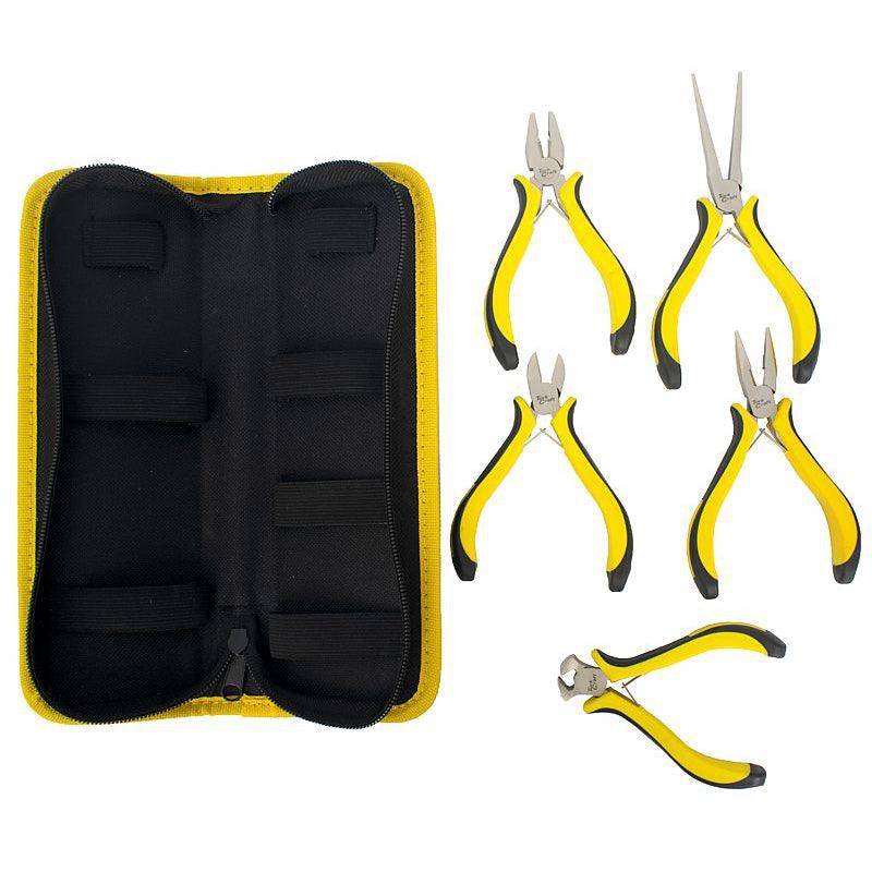 Tork Craft Tork Craft 5 Pc Mini Plier Set With Bag Micro