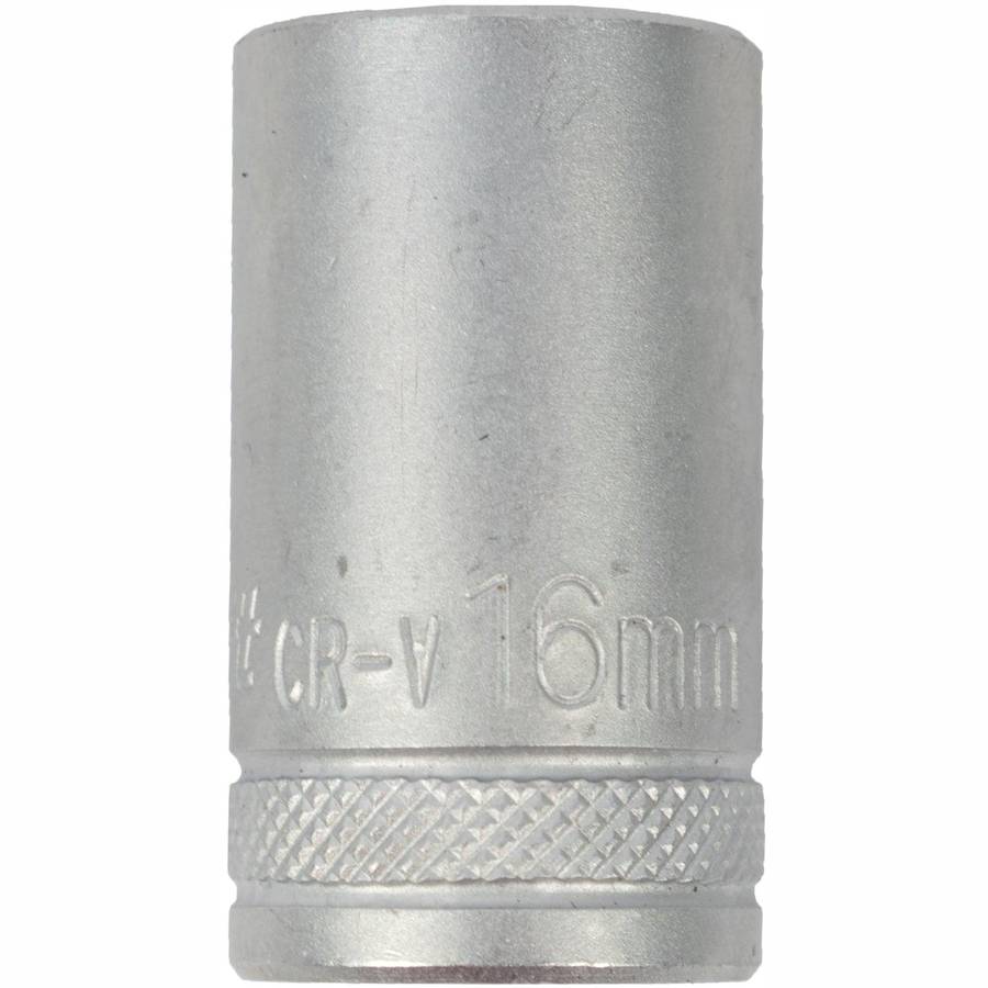 Tork Craft Socket 16 Mm X 21.8 Mm 1/2' Drive Crv 12 Point