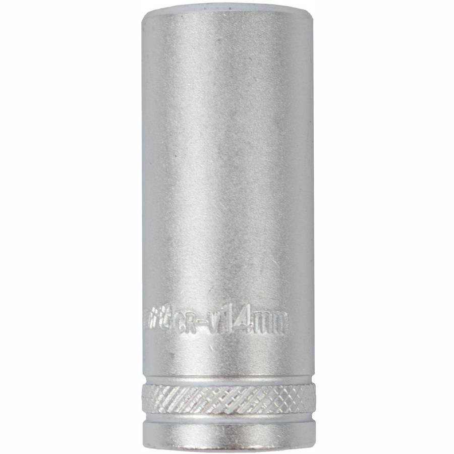Tork Craft Socket 14 Mm 1/4' Dr Deep Socket Crv 12 Point