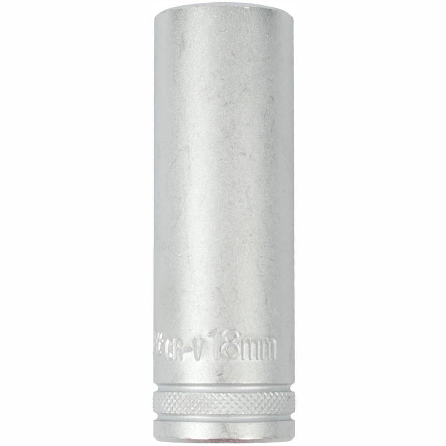 Tork Craft Socket 18 Mm 1/2' Dr Deep Socket Crv 12 Point