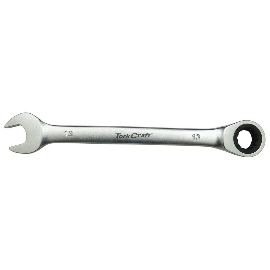 Tork Craft Combination Ratchet Wrench 13 Mm Fixed Head Spanner
