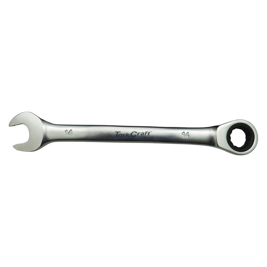 Tork Craft Combination Ratchet Wrench 14 Mm Fixed Head Spanner