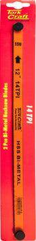 Tork Craft 2 Pc Hacksaw Blade Bi Metal 14 Tx300 Hanging Card