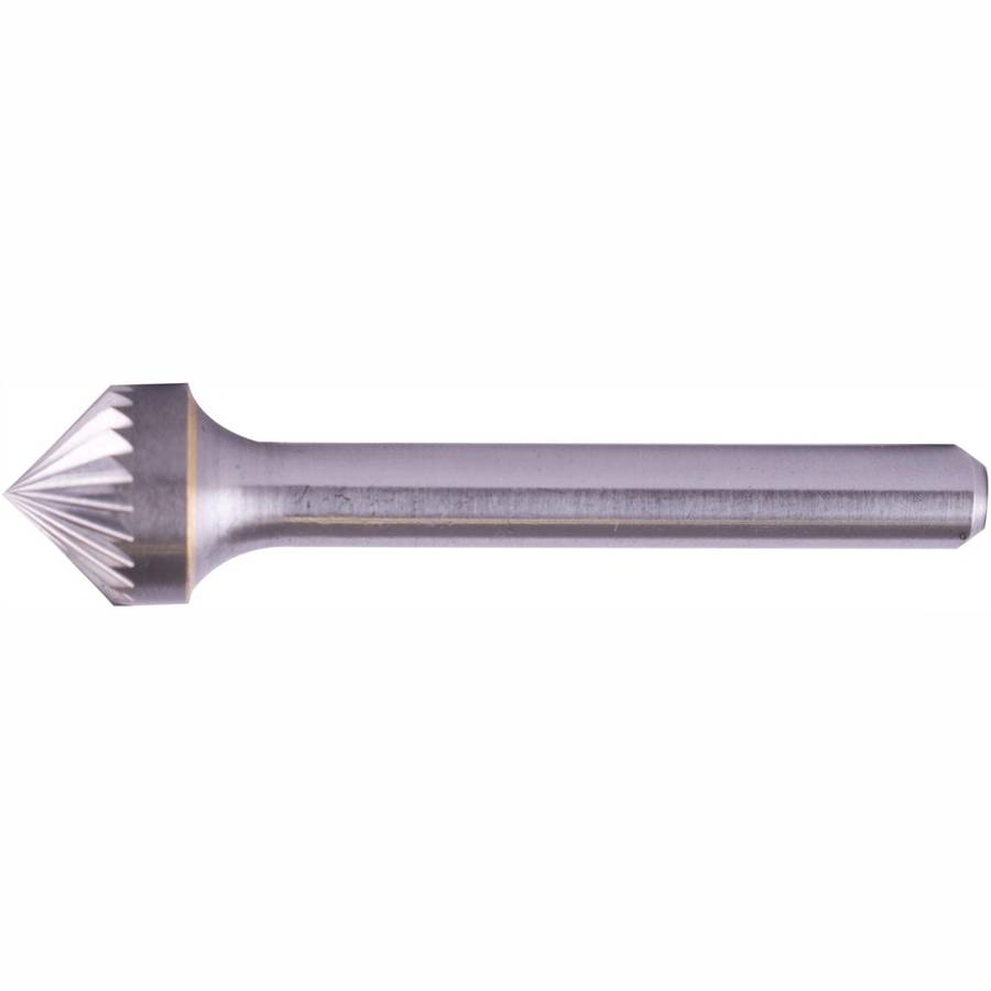 Tork Craft Rotary Burr Tungsten 12 X6 X6 Mm 90 Degree Cone